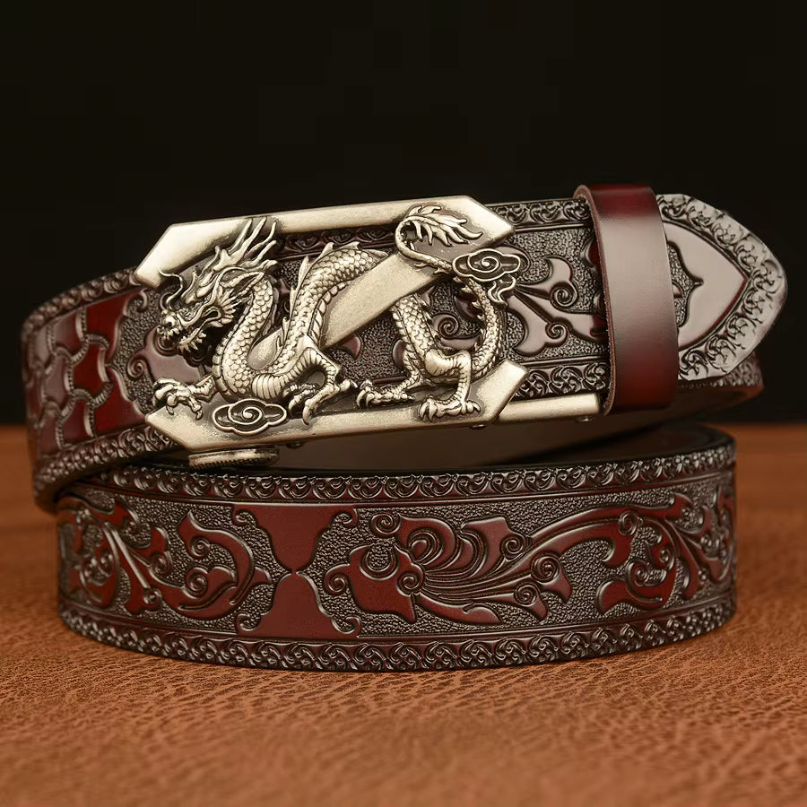 Cinto de Luxo Masculino Snake Star Legend