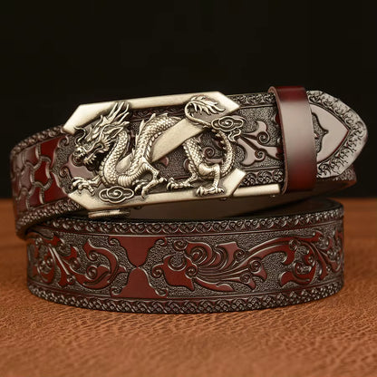 Cinto de Luxo Masculino Snake Star Legend