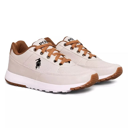 Tênis Polo Elite Imperial Casual Bege