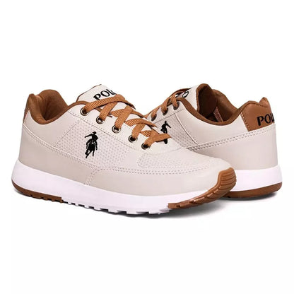 Tênis Polo Elite Imperial Casual Bege