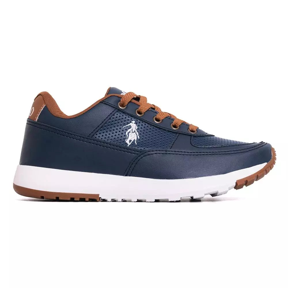 Tênis Polo Elite Imperial Casual Azul Marinho