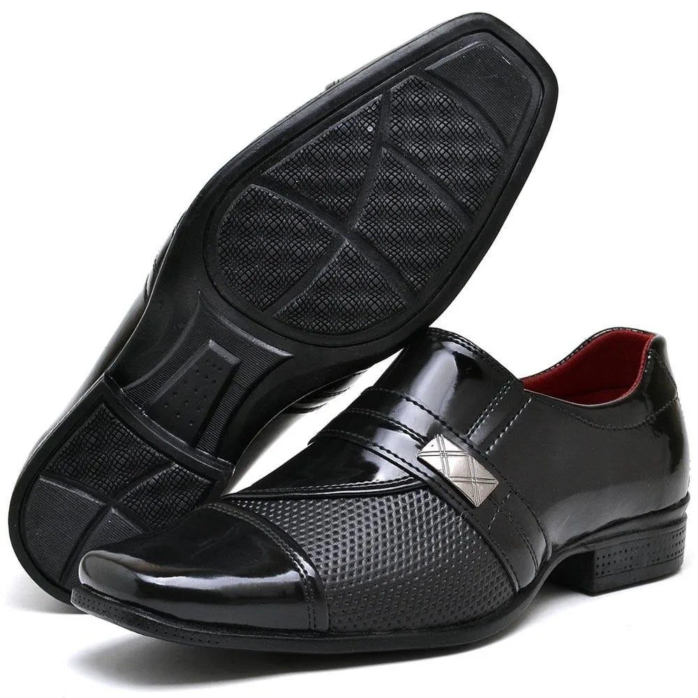 Sapato Social Masculino Fivela
