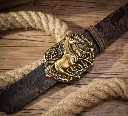 Cinto de Luxo Masculino Dark Horse