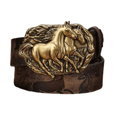 Cinto de Luxo Masculino Dark Horse